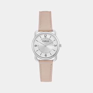 Furla Heritage Women Quartz Silver Dial Analog Leather Watch WW00021014L1