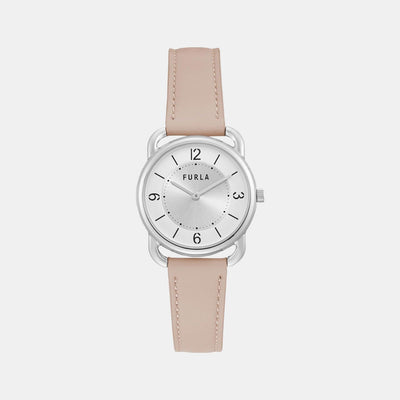 Furla Heritage Women Quartz Silver Dial Analog Leather Watch WW00021014L1