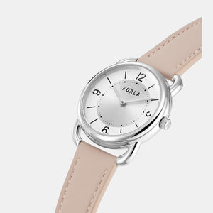 Furla Heritage Women Quartz Silver Dial Analog Leather Watch WW00021014L1