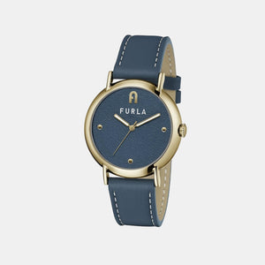 Furla Heritage Women Quartz Blue Dial Analog Leather Watch WW00023012L2