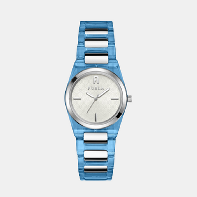Furla Athleisure Women Quartz Silver Dial Analog Stainless Steel Watch WW00028007L1