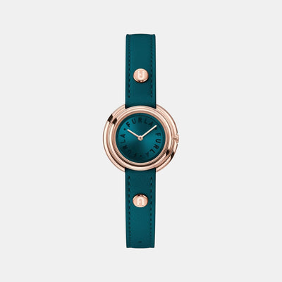 Furla Heritage Women Quartz Blue Dial Analog Leather Watch WW00031002L3