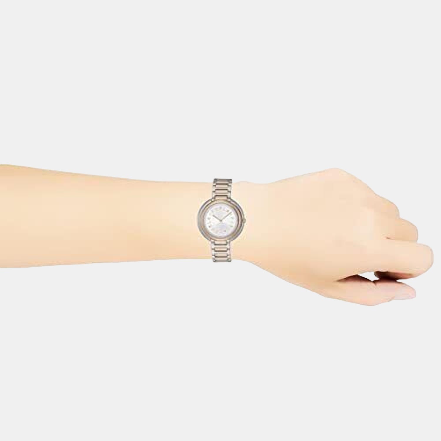 Furla Heritage Women Quartz White Dial Analog Stainless Steel Watch WW00032002L5
