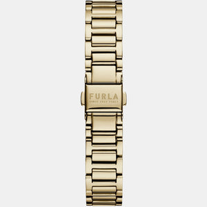 Furla Heritage Women Quartz Gold Dial Analog Stainless Steel Watch WW00032005L2