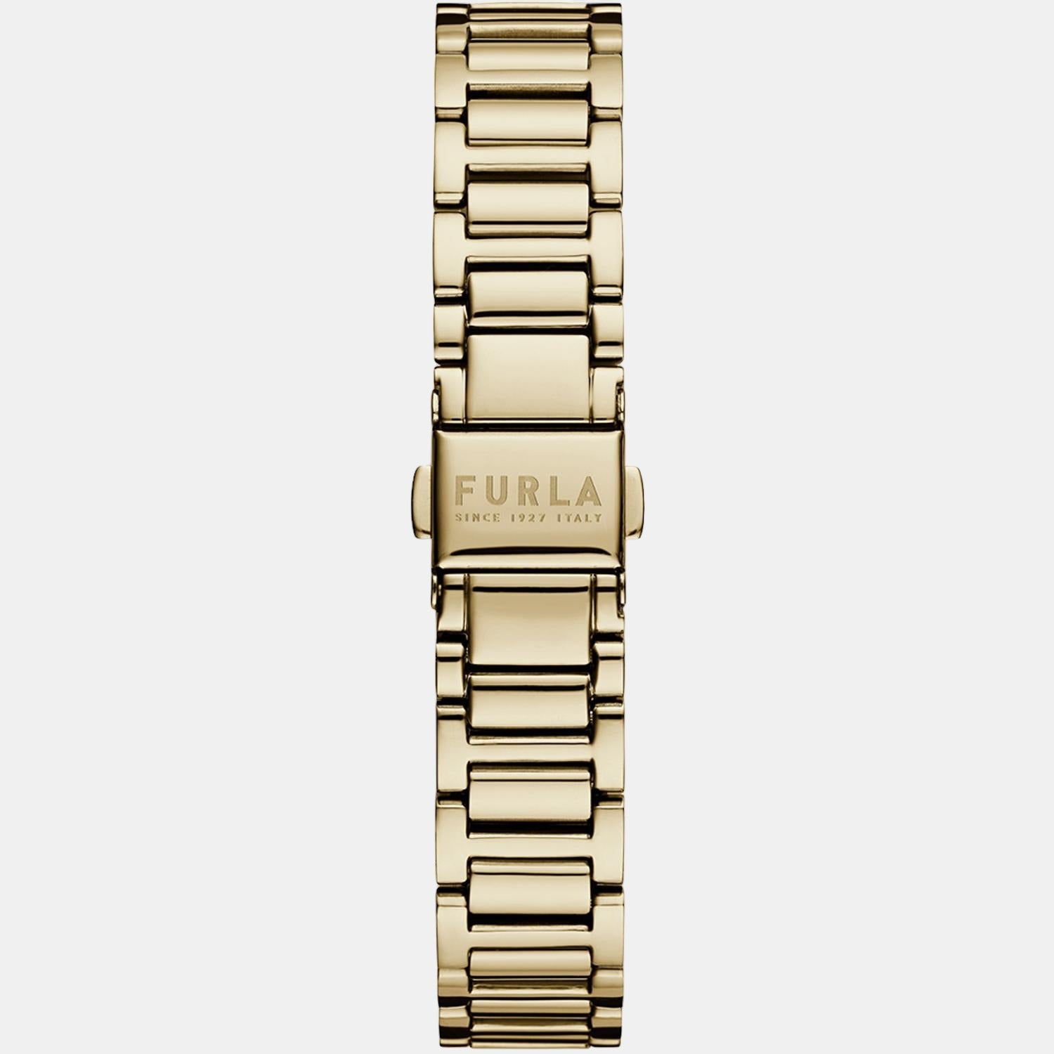 Furla Heritage Women Quartz Gold Dial Analog Stainless Steel Watch WW00032005L2