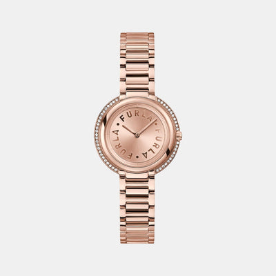 Furla Heritage Women Quartz Rose Gold Dial Analog Stainless Steel Watch WW00032009L3