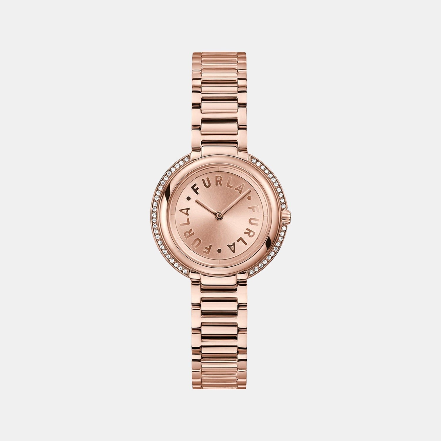 Furla Heritage Women Quartz Rose Gold Dial Analog Stainless Steel Watch WW00032009L3