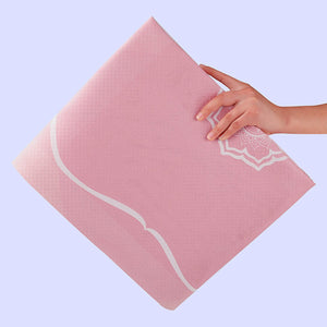 Suede Anti-Slip Yoga Mat With Alignment Lines