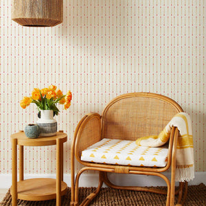 Matchstick Grasscloth Wallpaper