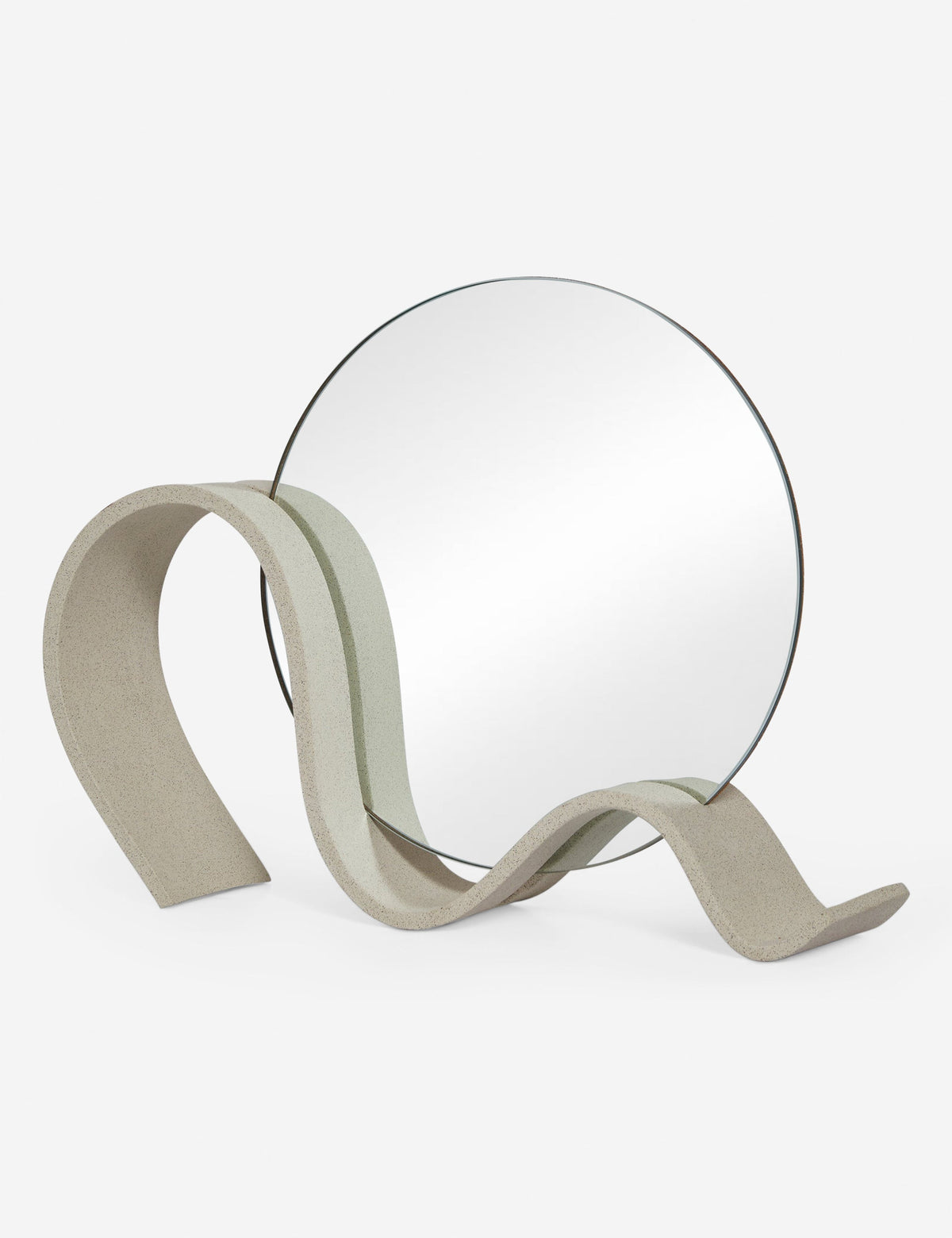 Wavee Table Mirror by SIN Ceramics