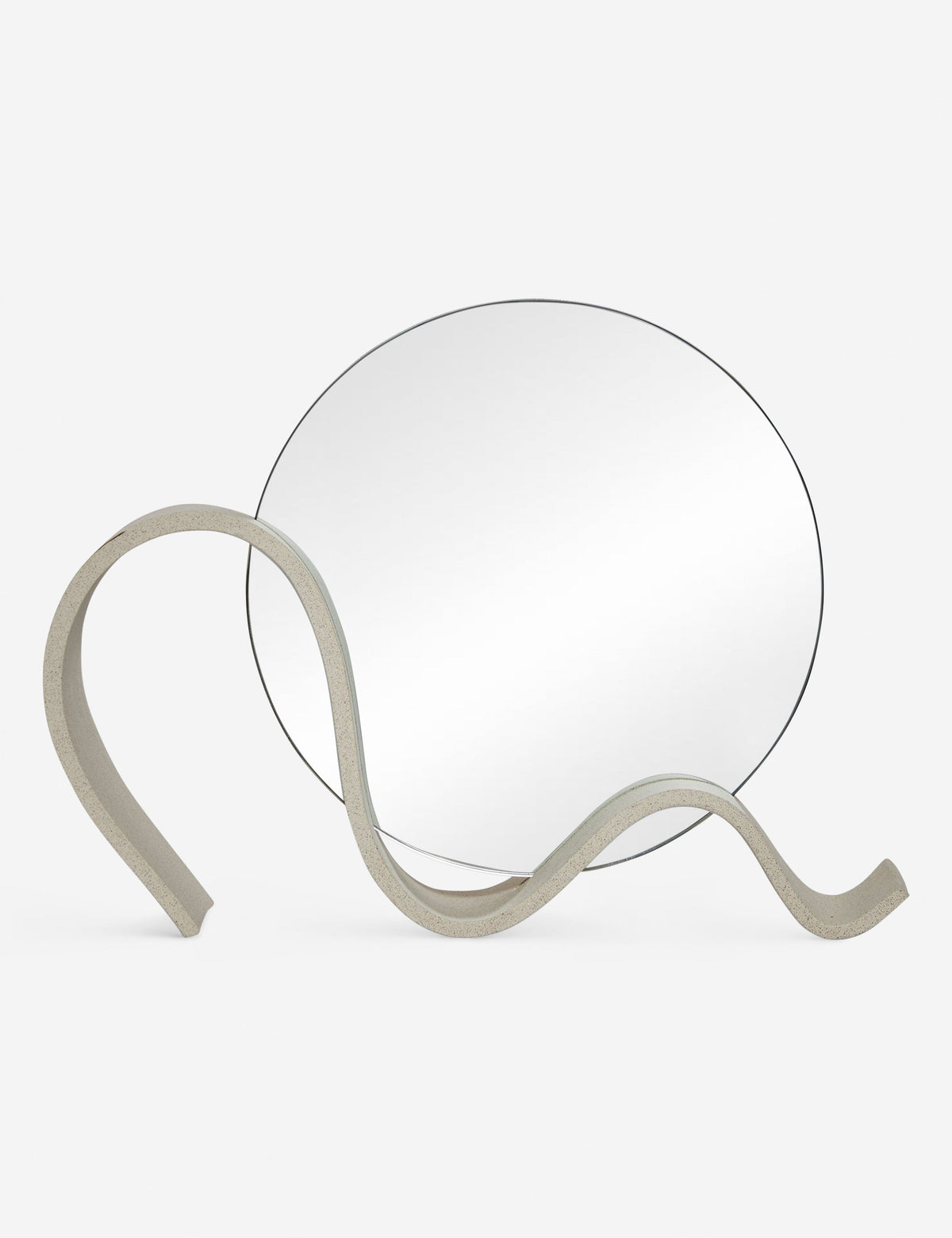 Wavee Table Mirror by SIN Ceramics