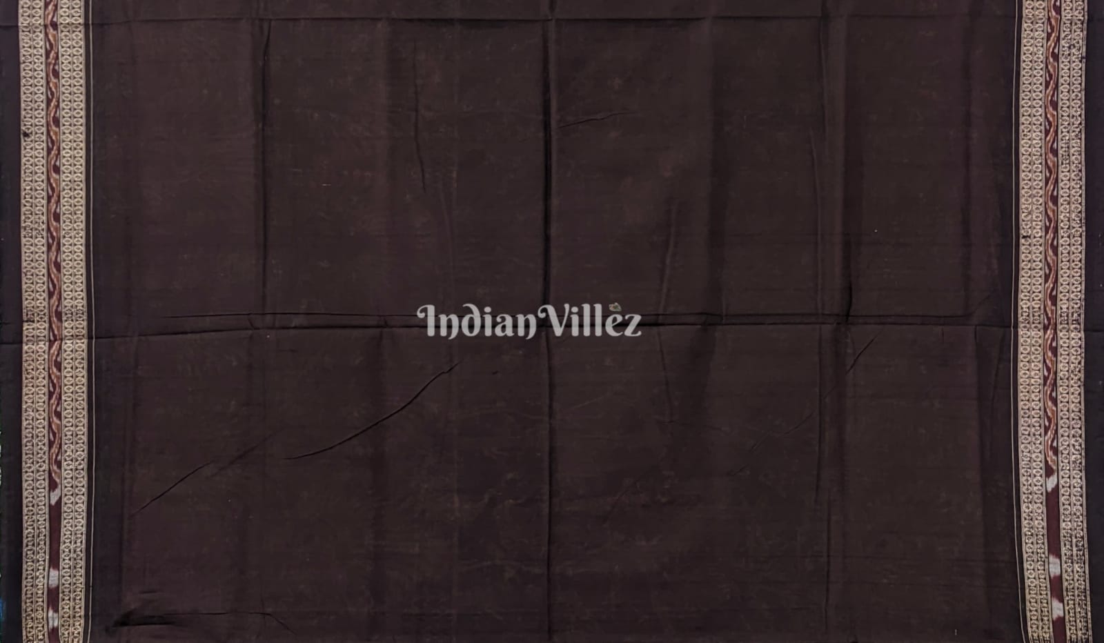 Orange Mor Pankh Design Sambalpuri Pure Cotton Saree