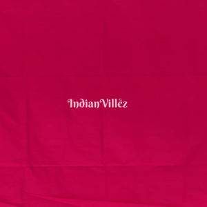 Baby Rani Pink Dual Tone Pochampally Ikat Silk Saree