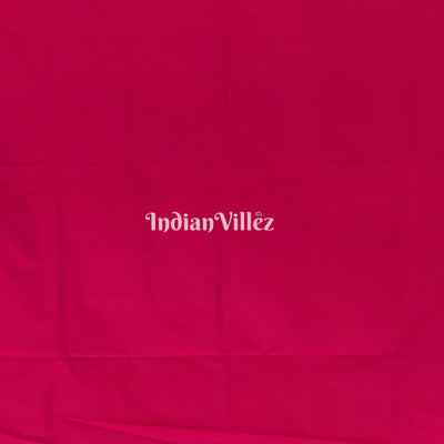 Baby Rani Pink Dual Tone Pochampally Ikat Silk Saree