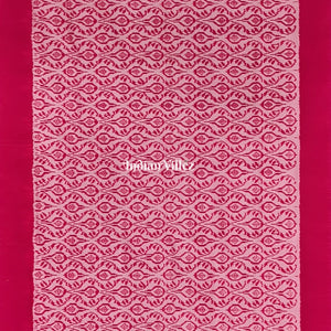 Baby Rani Pink Dual Tone Pochampally Ikat Silk Saree