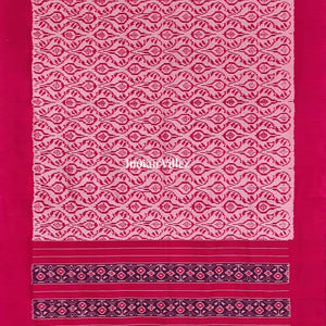 Baby Rani Pink Dual Tone Pochampally Ikat Silk Saree