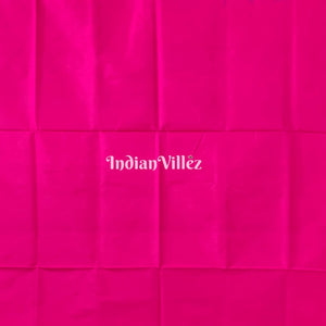 Blue Colour With Pink Anchal Pochampally Ikat Silk Saree