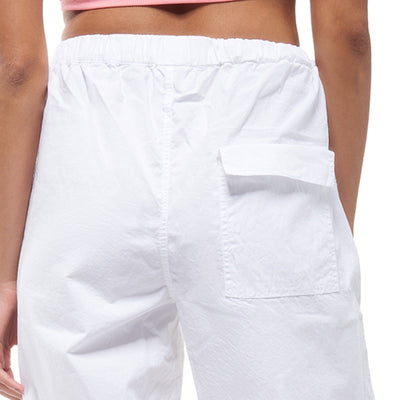 White Parachute Pants & Drip Shirt Combo for Women