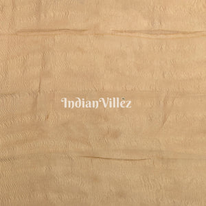 Golden Zari Woven Banarasi Tissue Saree