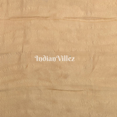 Golden Zari Woven Banarasi Tissue Saree