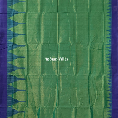 Rama Green Phoda Kumbha Sambalpuri Cotton Tissue Saree