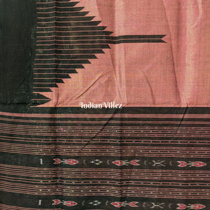 Pink Dual Tone Sambalpuri Cotton Tissue Saree