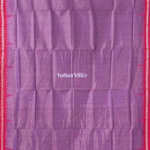 Purple Dual Tone Sambalpuri Cotton Tissue Saree