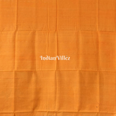 Deep Green Butta Design Sambalpuri Cotton Tissue Saree