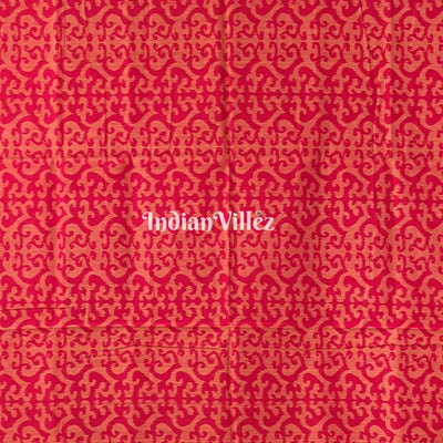 Blue & Maroon Odisha Ikat Sambalpuri Pure Cotton Saree