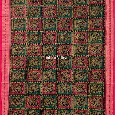Odisha Ikat 6 Kothi Sambalpuri Pure Cotton Saree