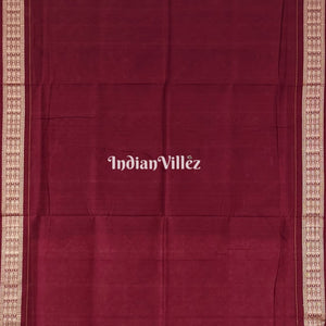 Pink Flora Motif Sambalpuri Cotton Saree