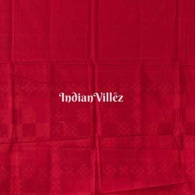 Red Yellow Pasapalli Theme Sambalpuri Cotton Saree