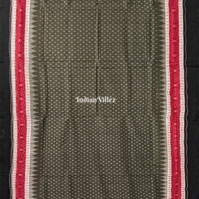 Green Sambalpuri Cotton Saree