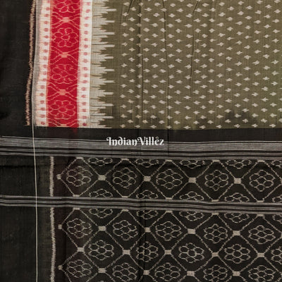 Green Sambalpuri Cotton Saree