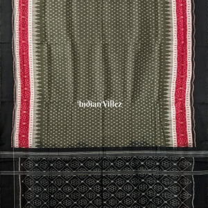 Green Sambalpuri Cotton Saree