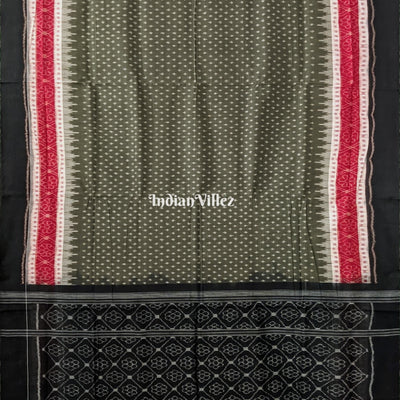 Green Sambalpuri Cotton Saree