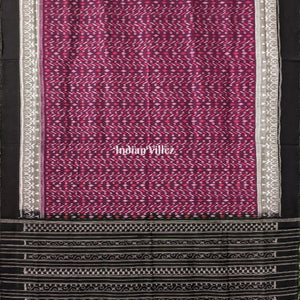 Wine Pure Sambalpuri Cotton Saree