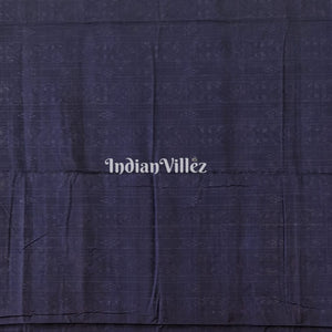 Orange Sambalpuri Cotton Saree Border With Flower Motif