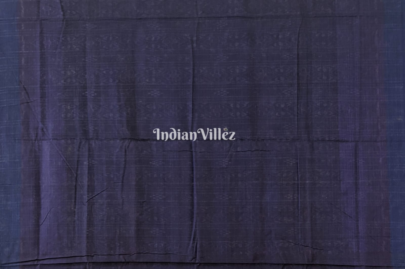 Orange Sambalpuri Cotton Saree Border With Flower Motif