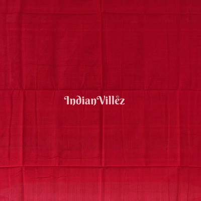 Pink White Dual Tone Bomkai Sambalpuri Pure Cotton Saree