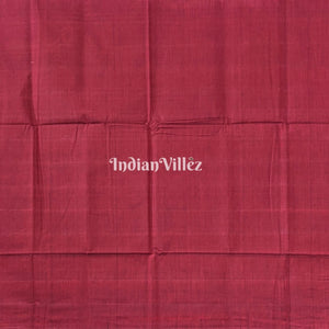 Black With Red border Odisha Ikat Sambalpuri Pure Cotton Saree