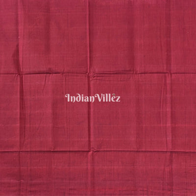 Black With Red border Odisha Ikat Sambalpuri Pure Cotton Saree