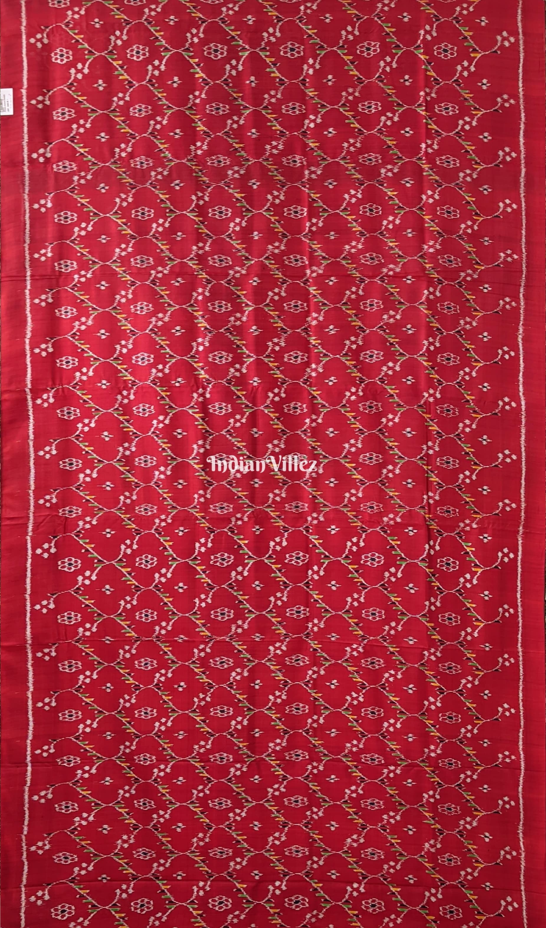 Red Maroon Village Theme Designer Contemporary Silk Saree