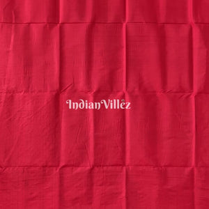 Red Maroon Village Theme Designer Contemporary Silk Saree