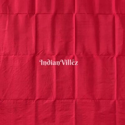 Red Maroon Village Theme Designer Contemporary Silk Saree