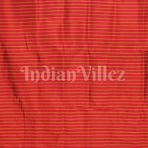 Red Yellow Nabakothi Contemporary Designer Silk Saree