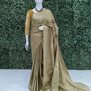 Moss Green South Handloom Kanjivaram Soft Silk Saree