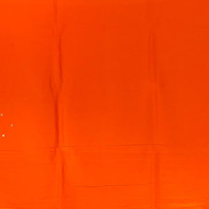 Orange Ramayana Theme Hand-Painted Pattachitra Saree