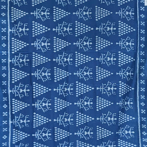 Sky Blue Tribal Jhoti Contemporary Odisha Handloom Silk Saree