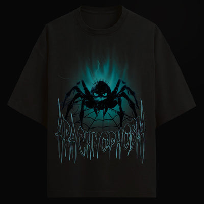 Arachnophobia Halloween Glow In The Dark T-Shirt